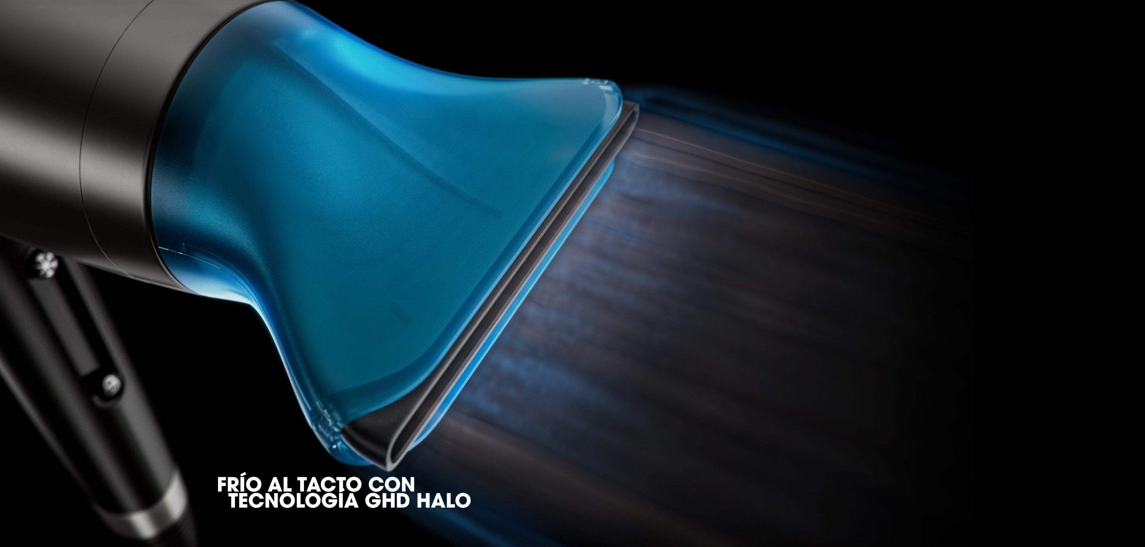 Kit secador ghd Speed negro con boquilla ancha para cabello largo