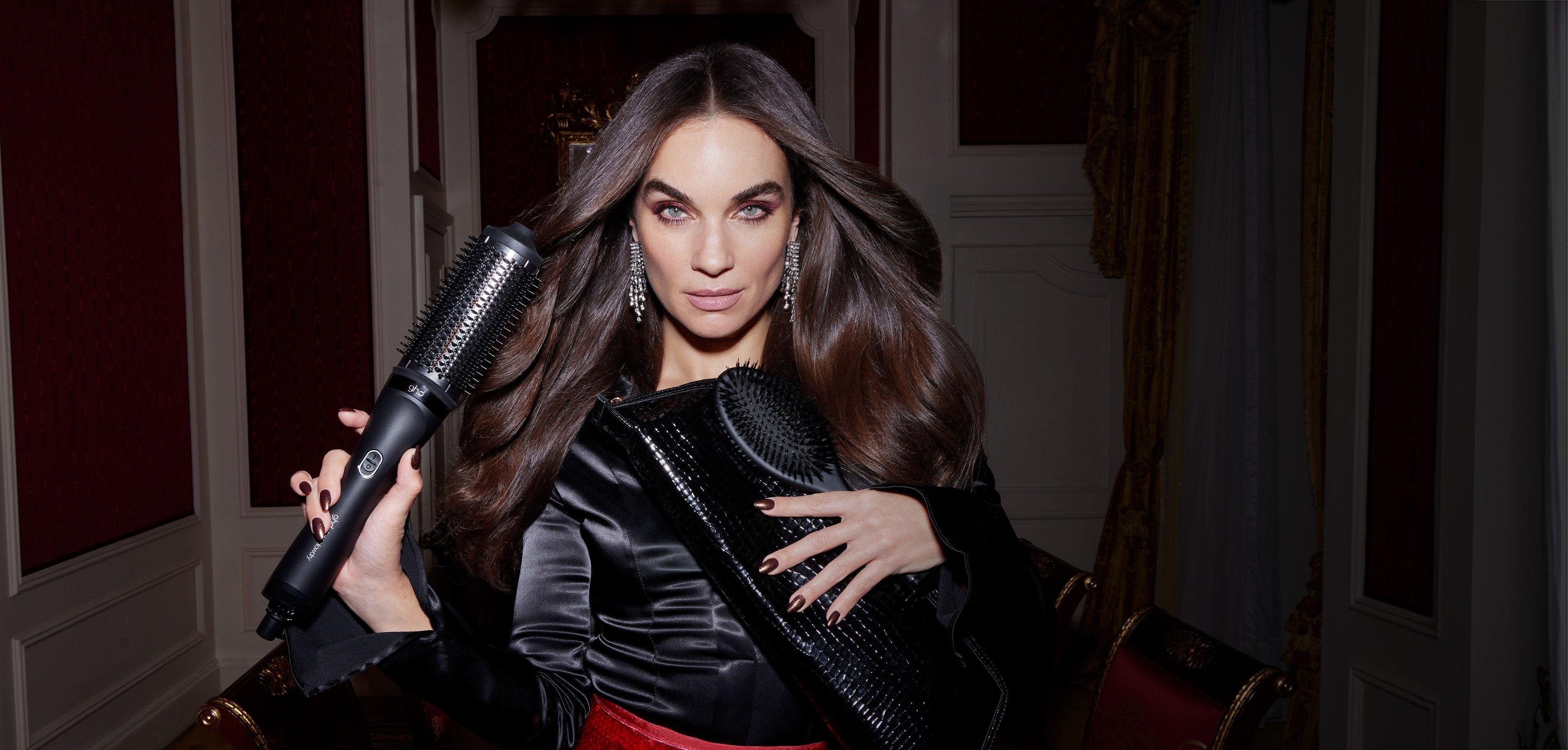 NEW GHD DUET BLOWDRY HAIR DRYER BRUSH GIFT SET WITH BAG & BRUSH