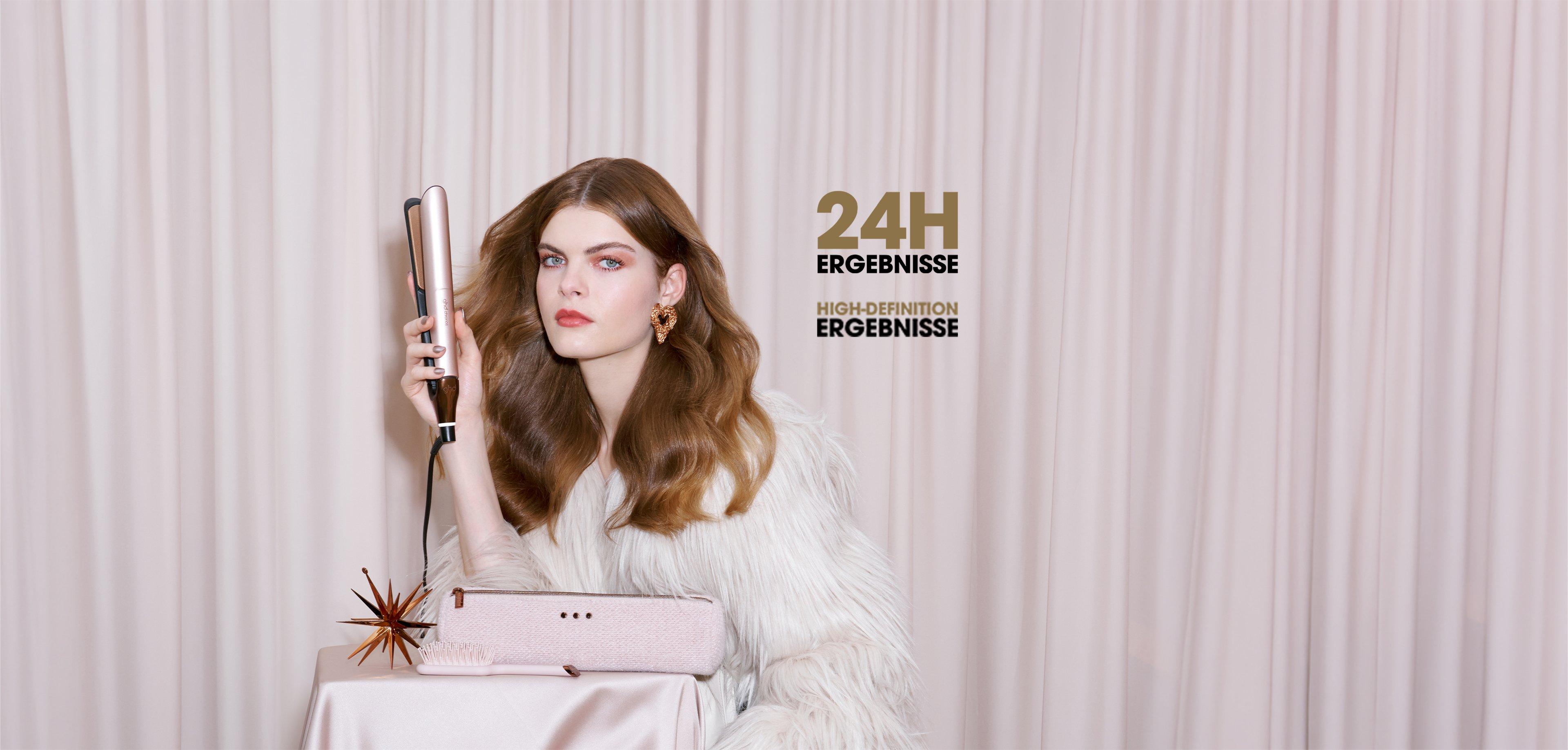 NEU: GHD CHRONOS GLÄTTEISEN (26MM PLATTEN) GESCHENKSET IN CASHMERE BEIGE