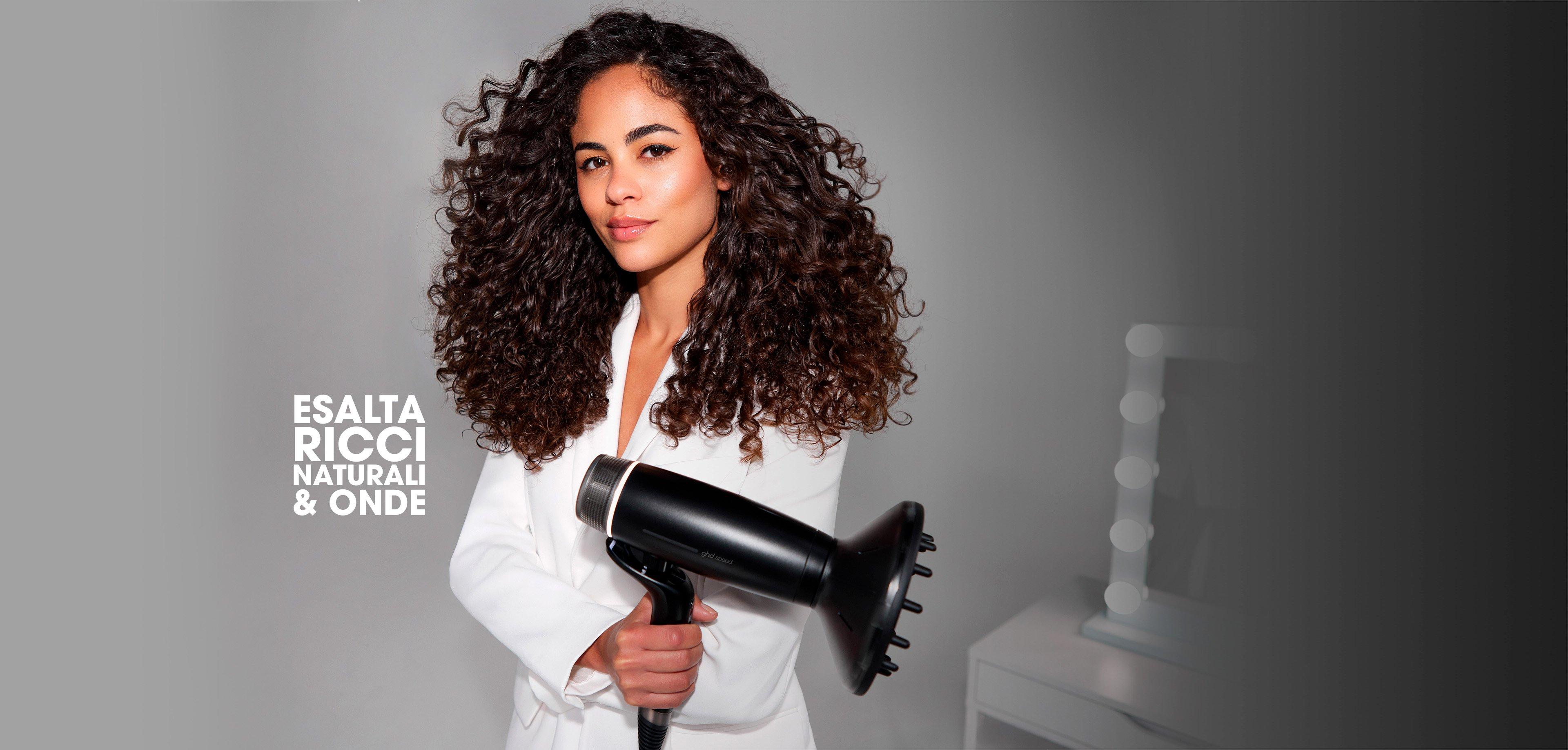 NUOVO DIFFUSORE PROFESSIONALE PER CAPELLI RICCI GHD SPEED