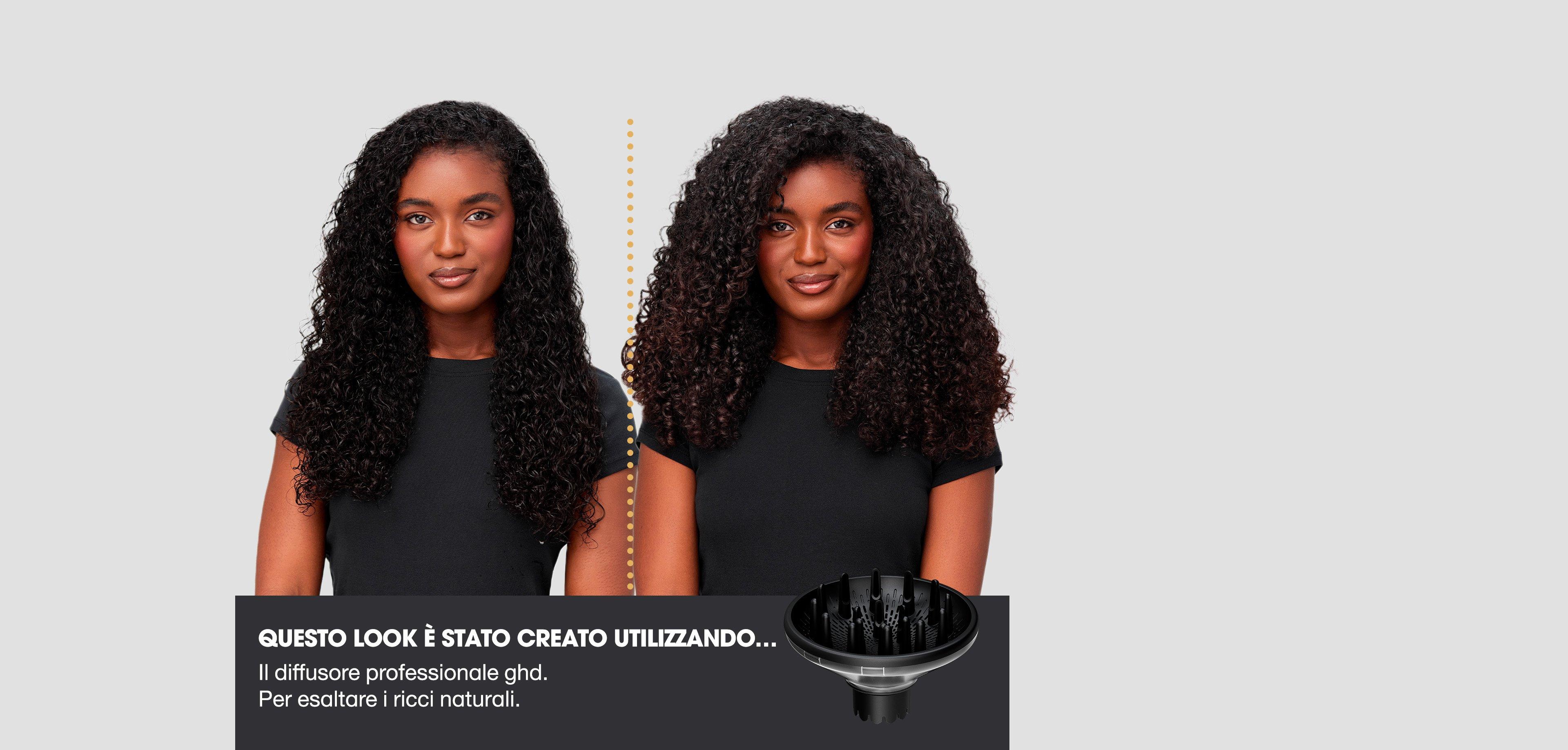 NUOVO DIFFUSORE PROFESSIONALE PER CAPELLI RICCI GHD SPEED