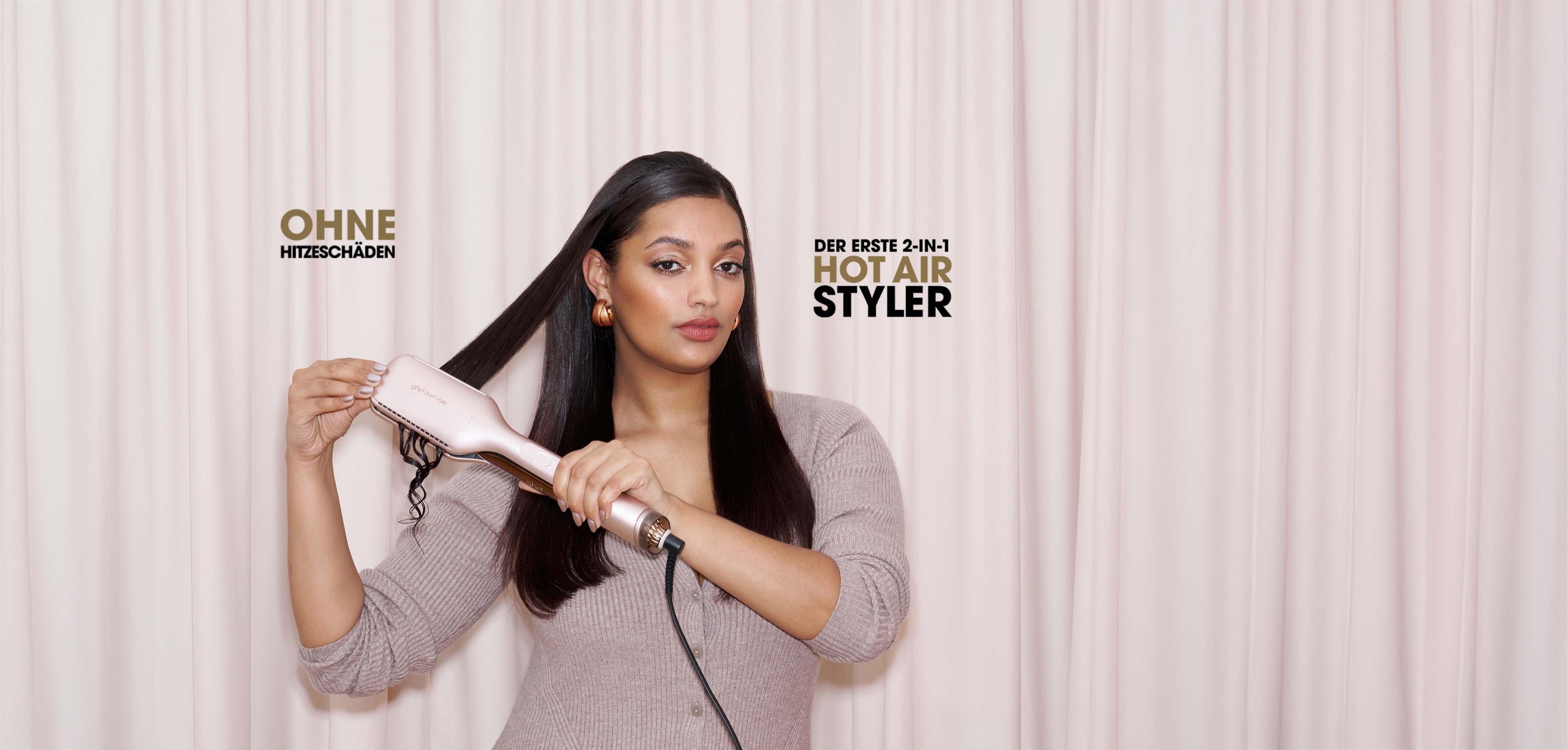 NEU: GHD DUET STYLE 2-in-1 HOT AIR STYLER GESCHENKSET IN CASHMERE BEIGE 