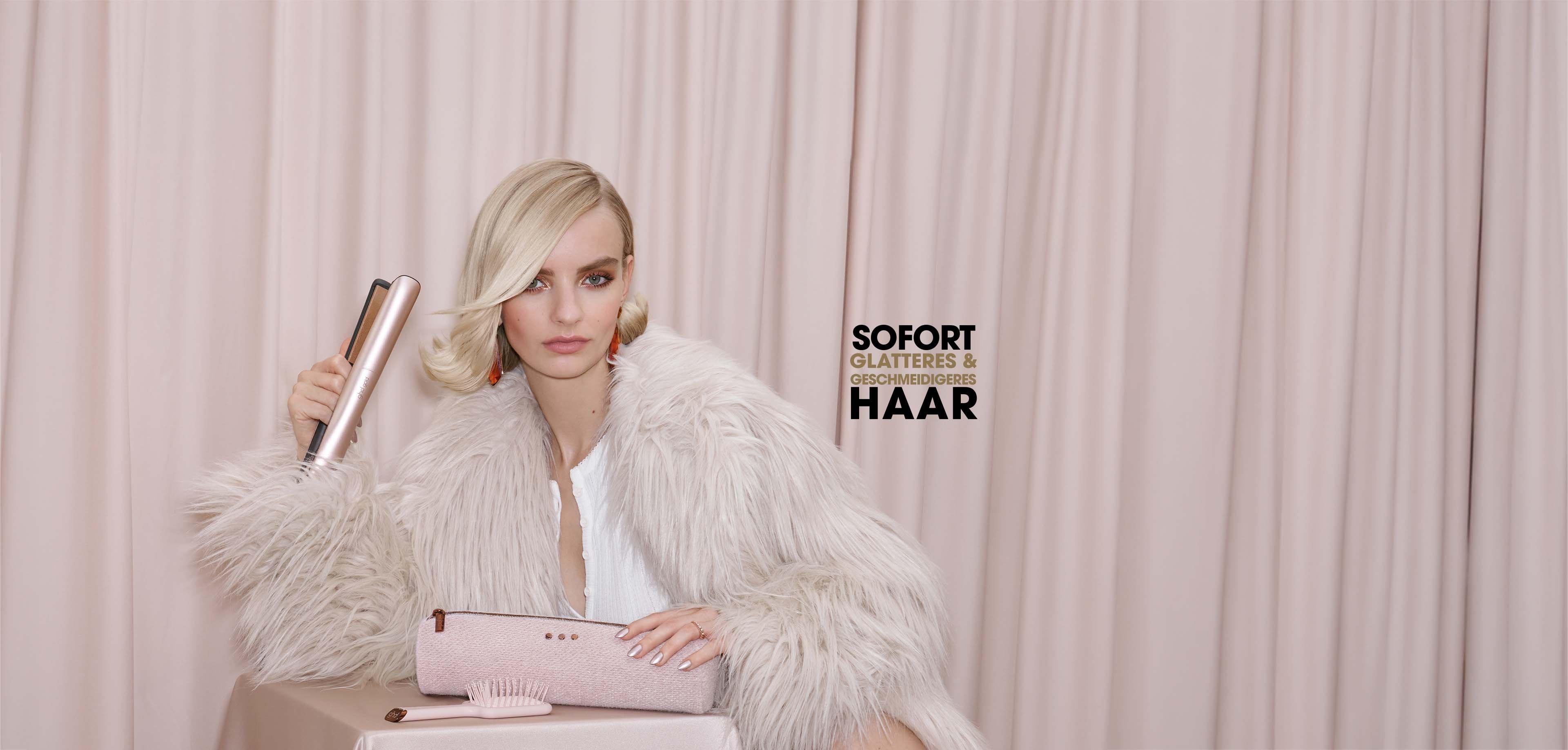 NEU: GHD GOLD GLÄTTEISEN GESCHENKSET IN CASHMERE BEIGE