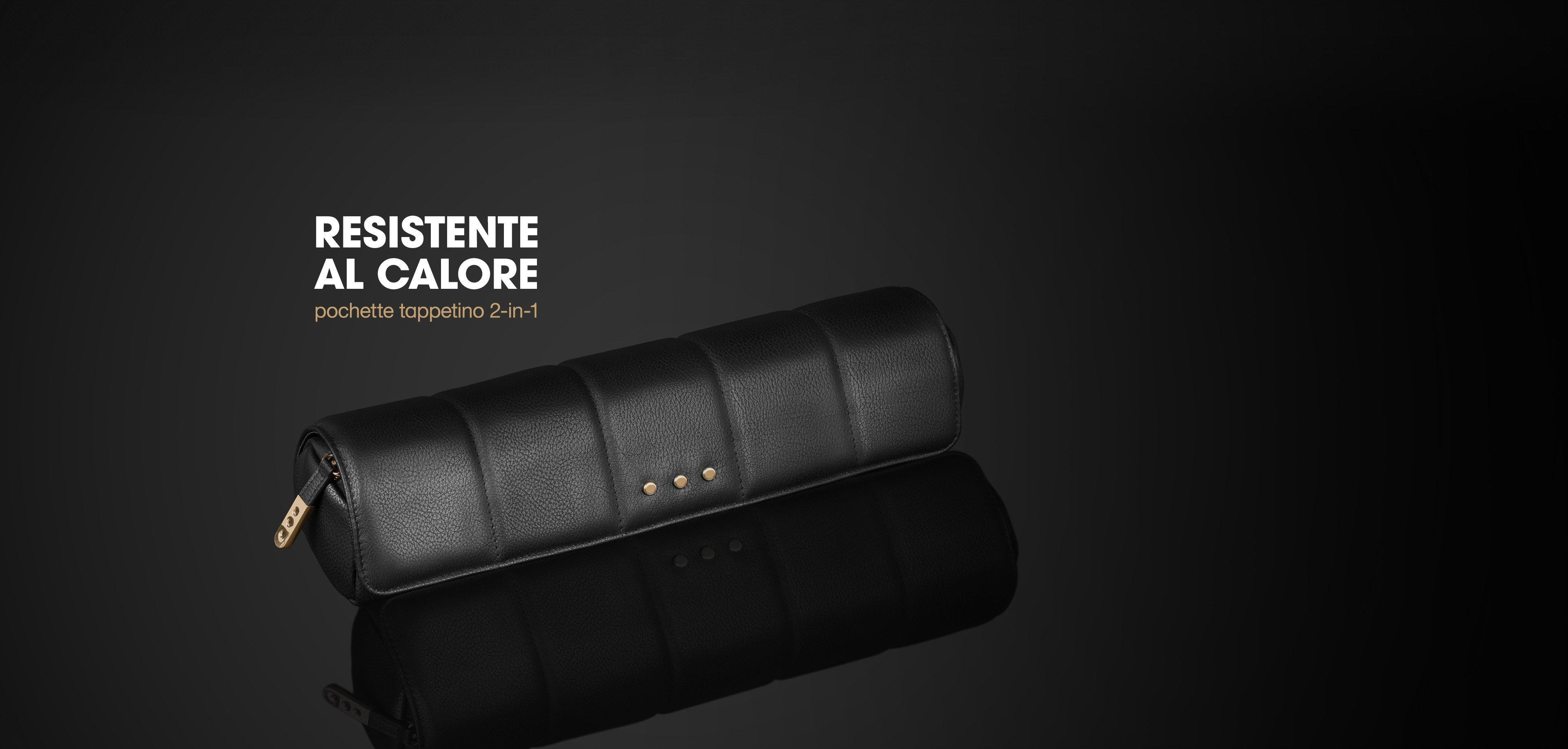 NUOVA POCHETTE TERMORESISTENTE CON TAPPETINO PER HOT BRUSH 