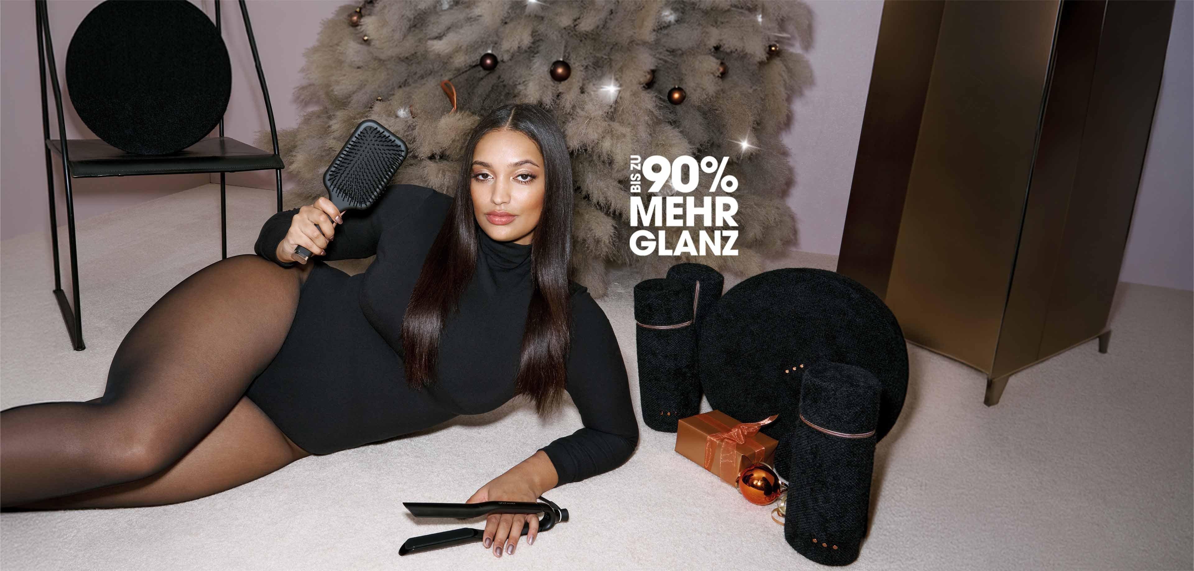 NEU: GHD SCULPT GLÄTTEISEN GESCHENKSET IN SCHWARZ