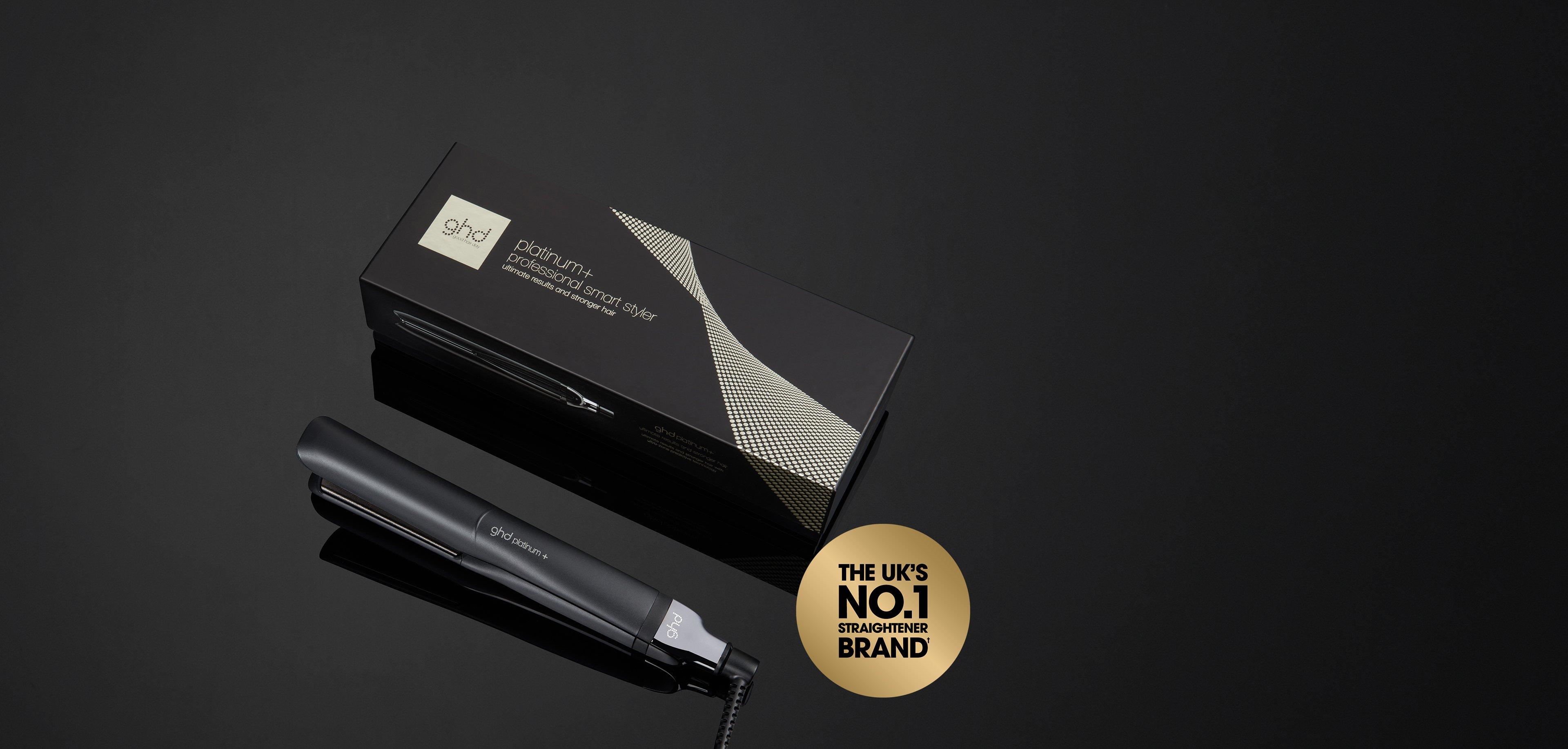 ghd Platinum+® | Black Dual Voltage Hair Straightener | ghd®