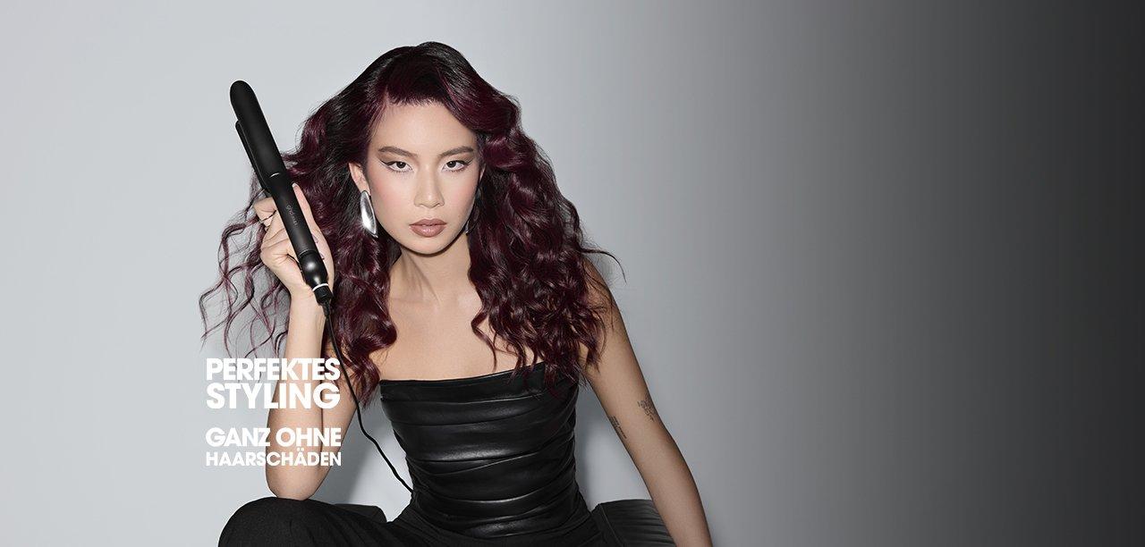 NEU GHD SCULPT INTERAKTIVES GLÄTTEISEN IN SCHWARZ 