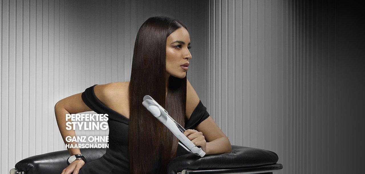 NEU GHD SCULPT INTERAKTIVES GLÄTTEISEN IN WEISS