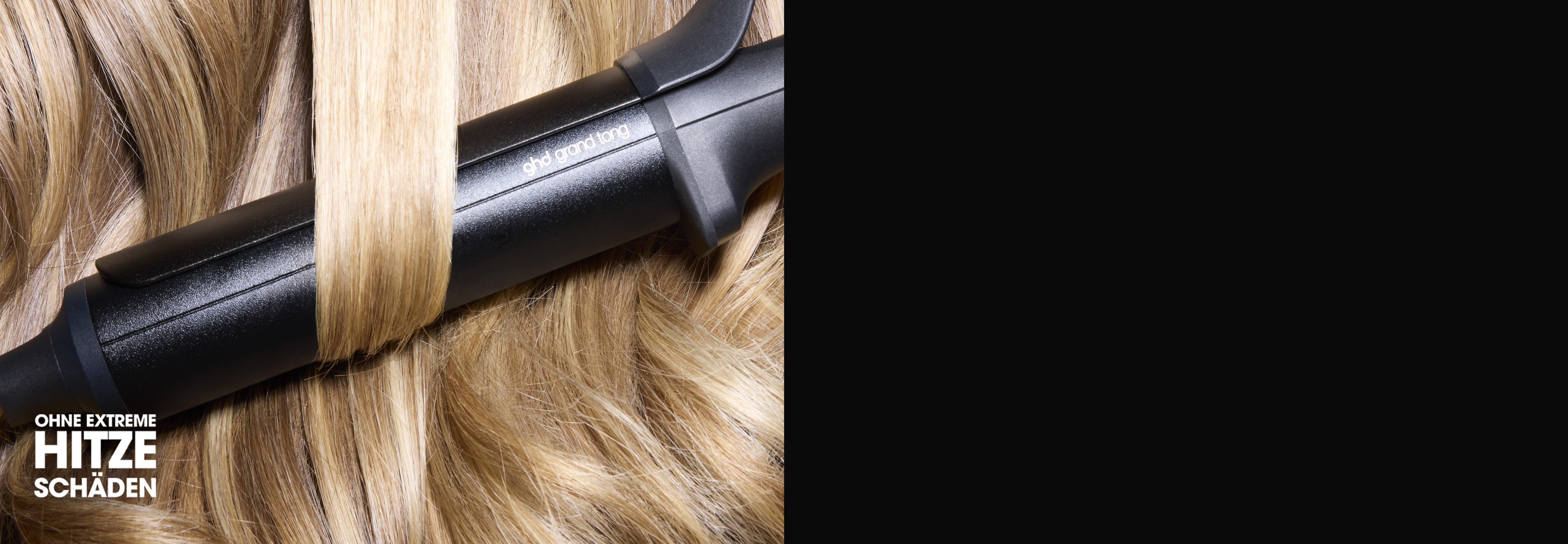 Volumen Locken mit dem ghd chronos curve grand tong