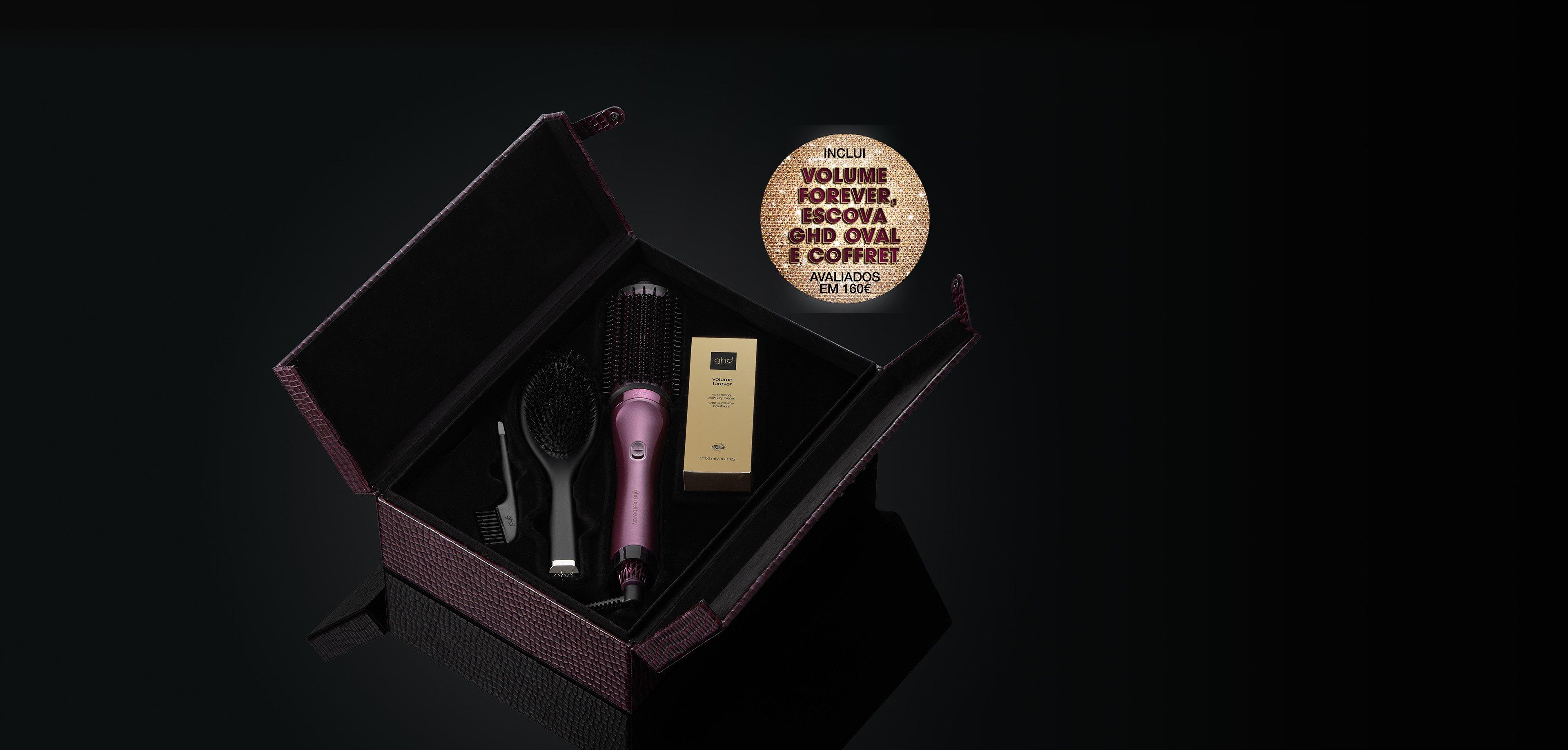 Escova secadora 2-em-1 ghd Duet Blowdry em cherry chic