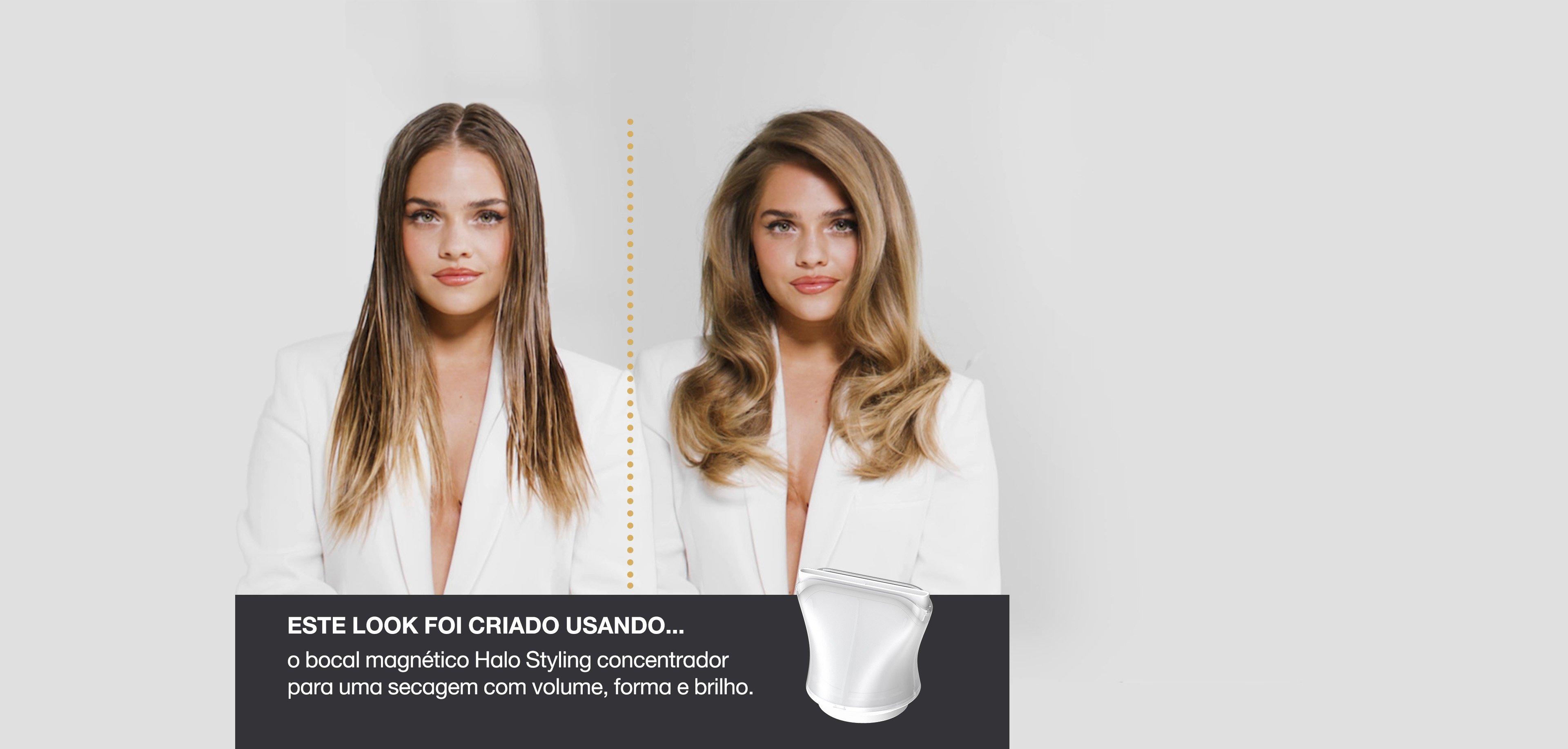 BOCAL MAGNÉTICO HALO STYLING CONCENTRADOR BRANCO