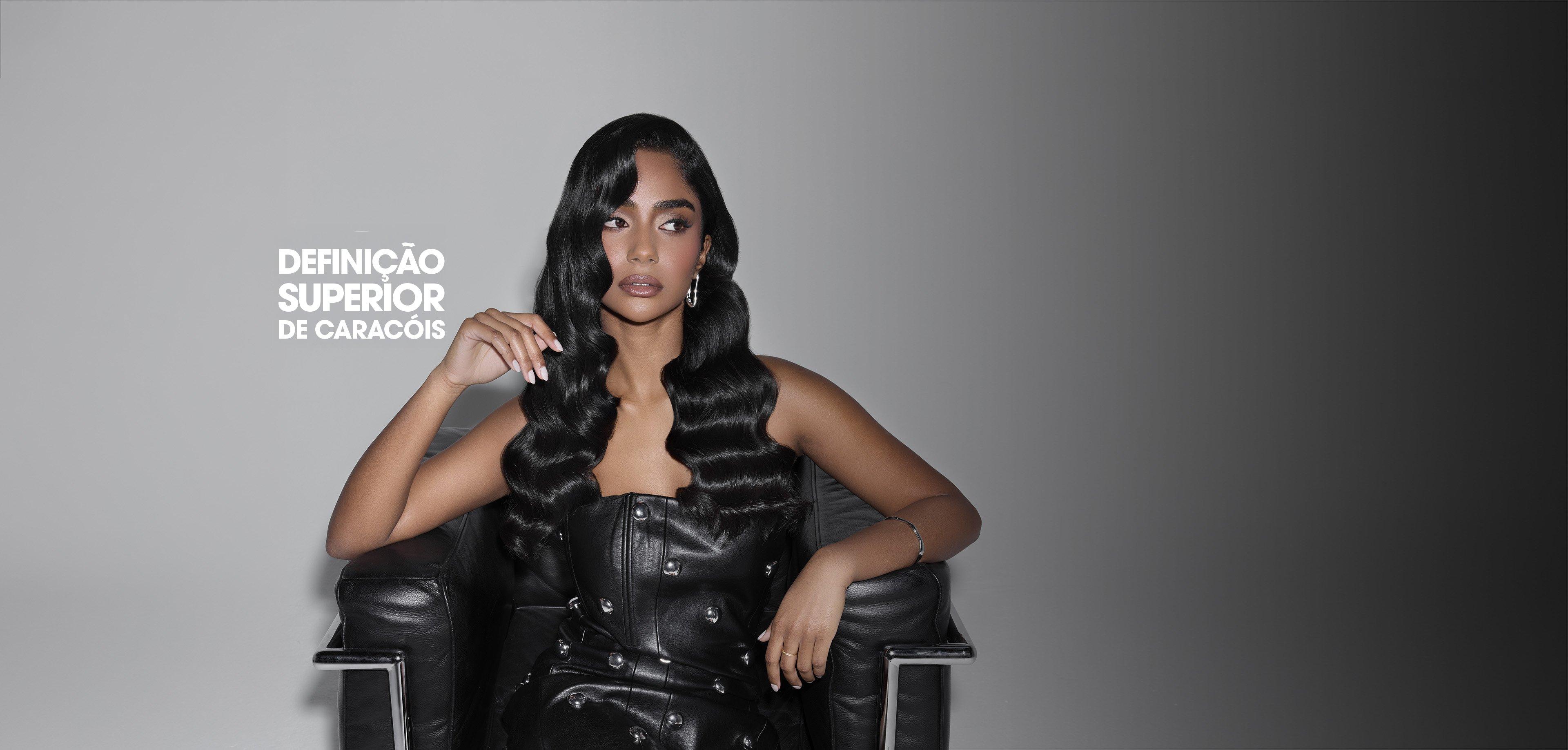 Prancha de cabelo ghd Sculpt gift set em preto
