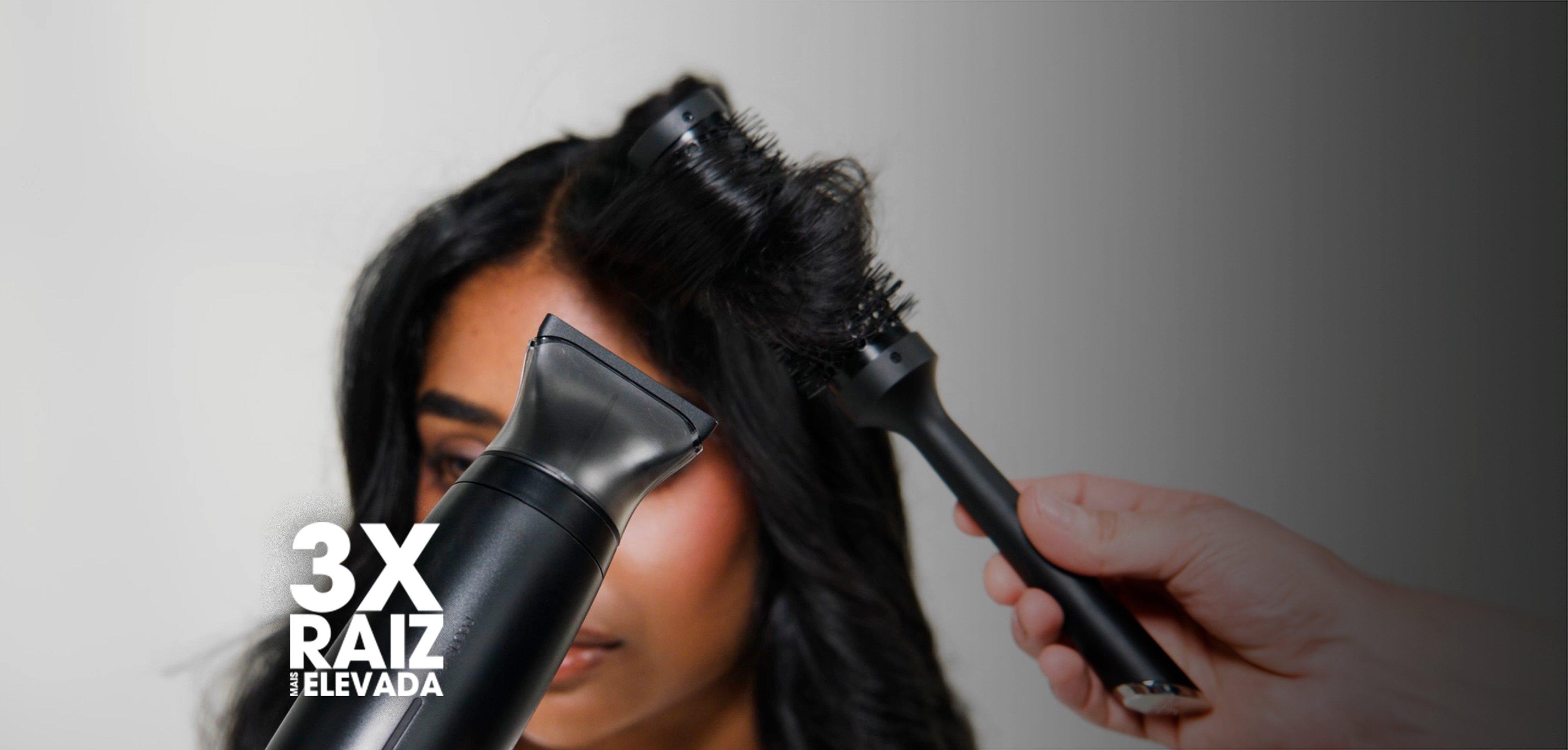 Coffret ghd Speed preto com bocal para cabelo fino