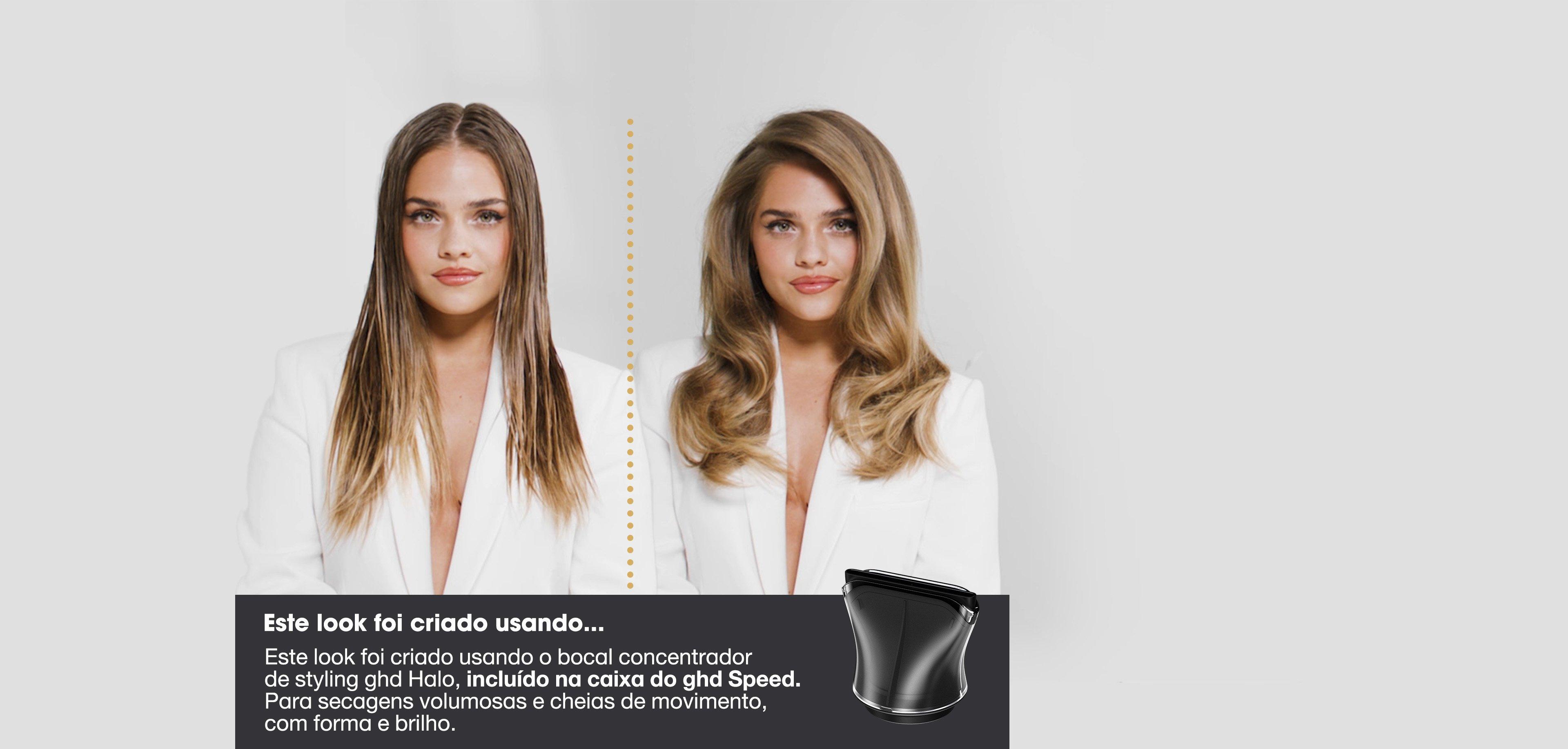 SECADOR IÓNICO PROFISSIONAL GHD SPEED PRETO