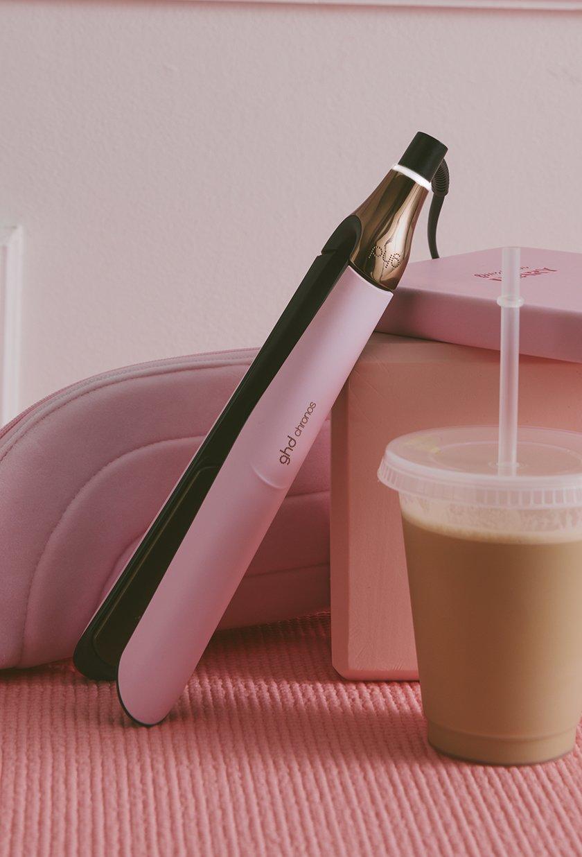 ghd pink chronos hair straightener