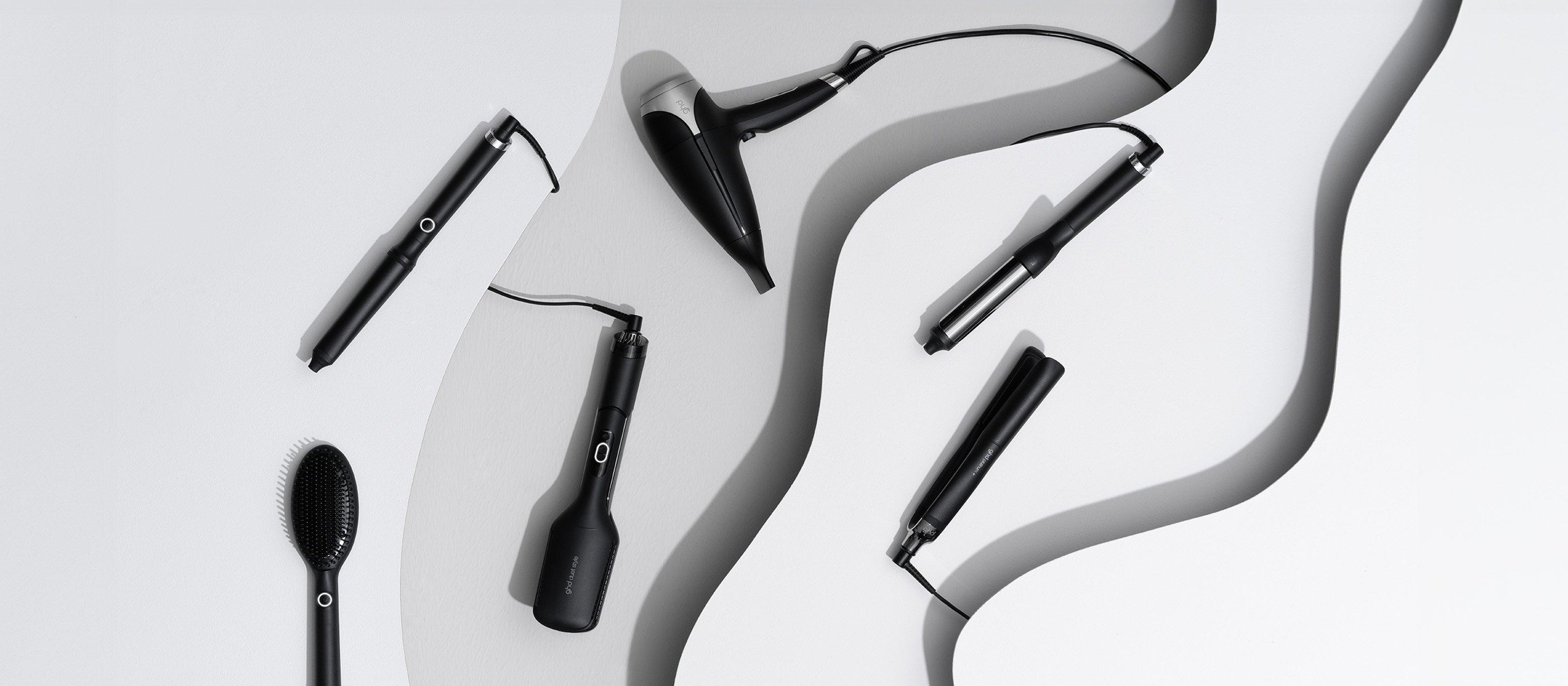 Verschiedene ghd Stylingtools