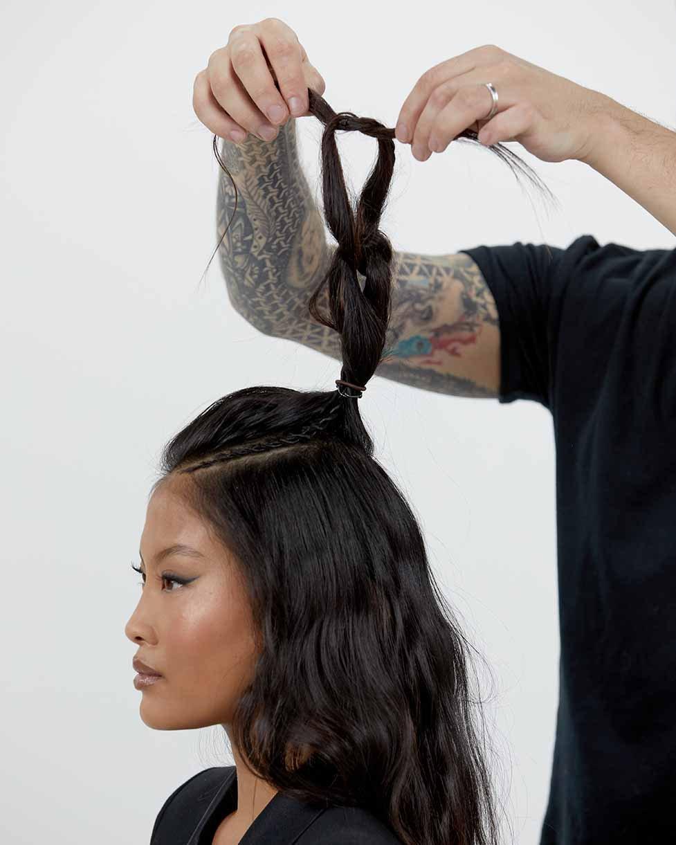 Rave Wave Frisur Schritt 10