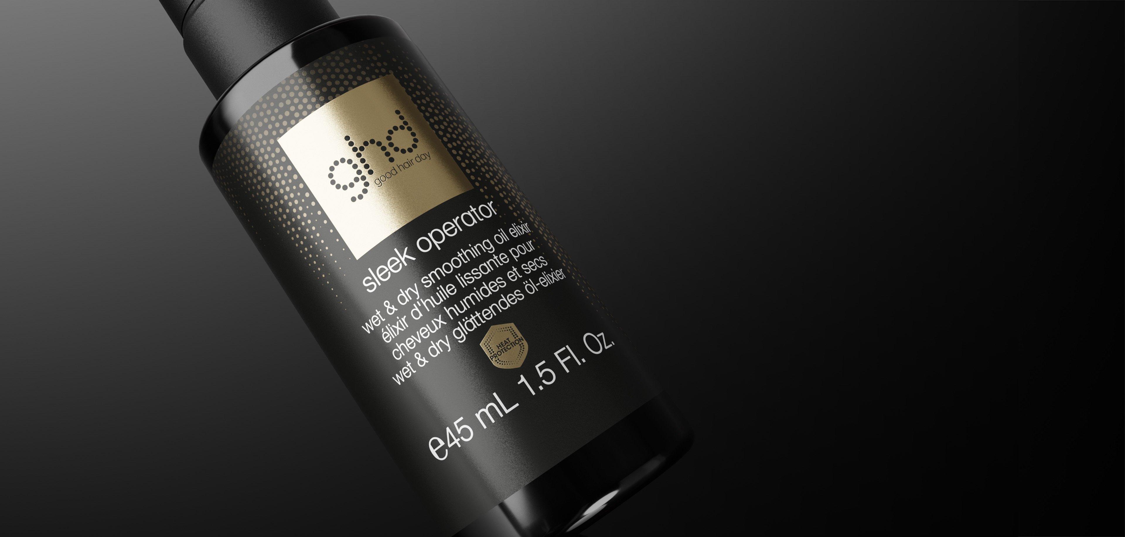 NEW GHD SLEEK OPERATOR - WET AND DRY HAIR OIL ELIXIR