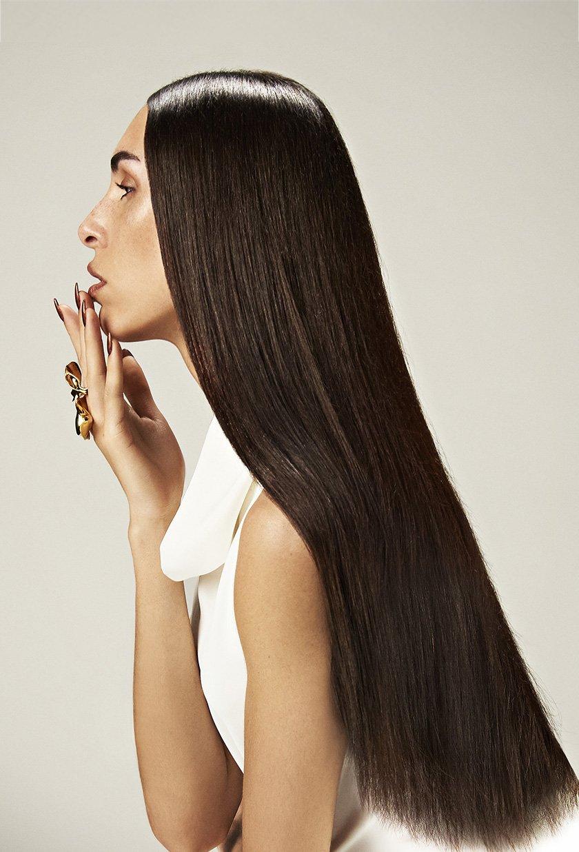 Glass hair created with ghd Chronos