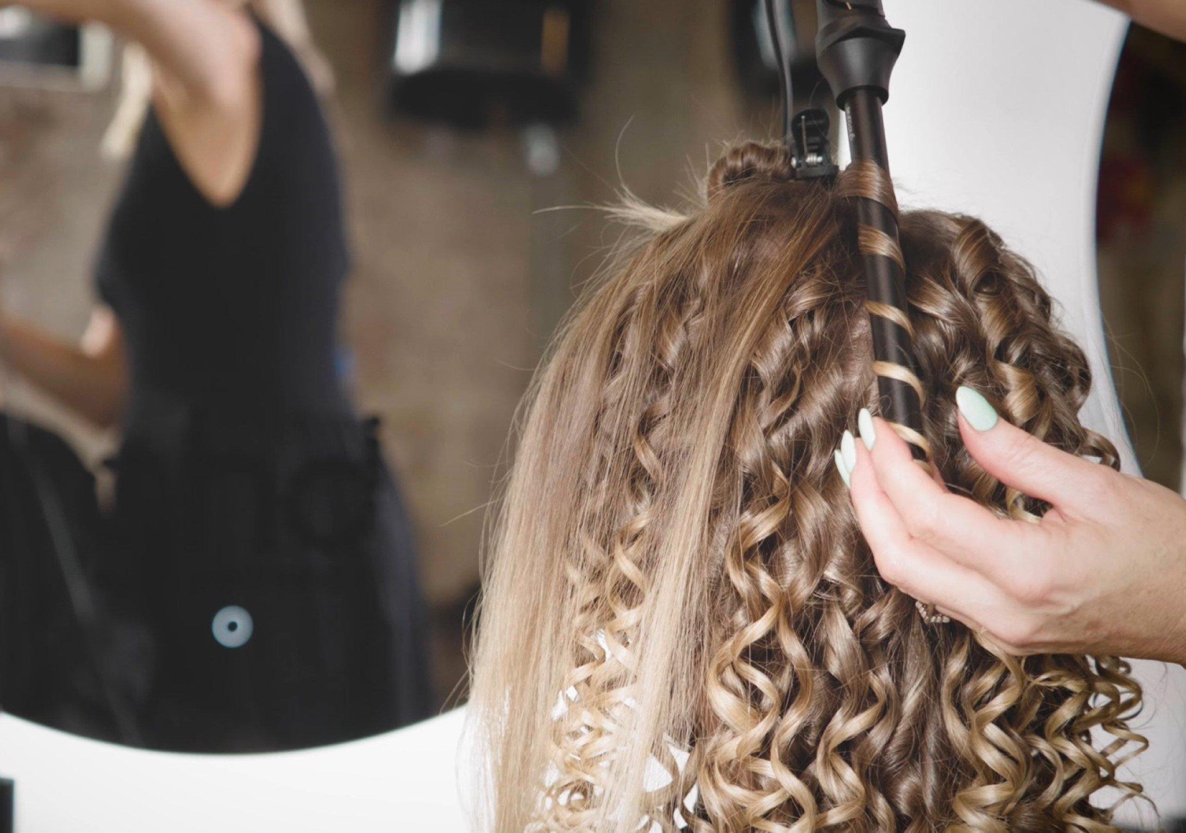 Sheree knoble with ghd thin wand