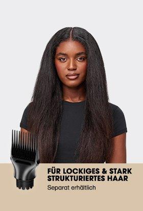 Naturlocken glatt föhnen mit dem ghd speed und dem ghd Pro High Strength Comb