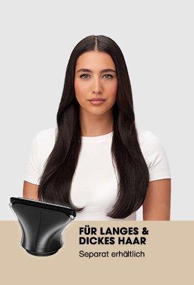 Smooth Blowout mit der ghd Halo Wide Smoothing Zentrierdüse