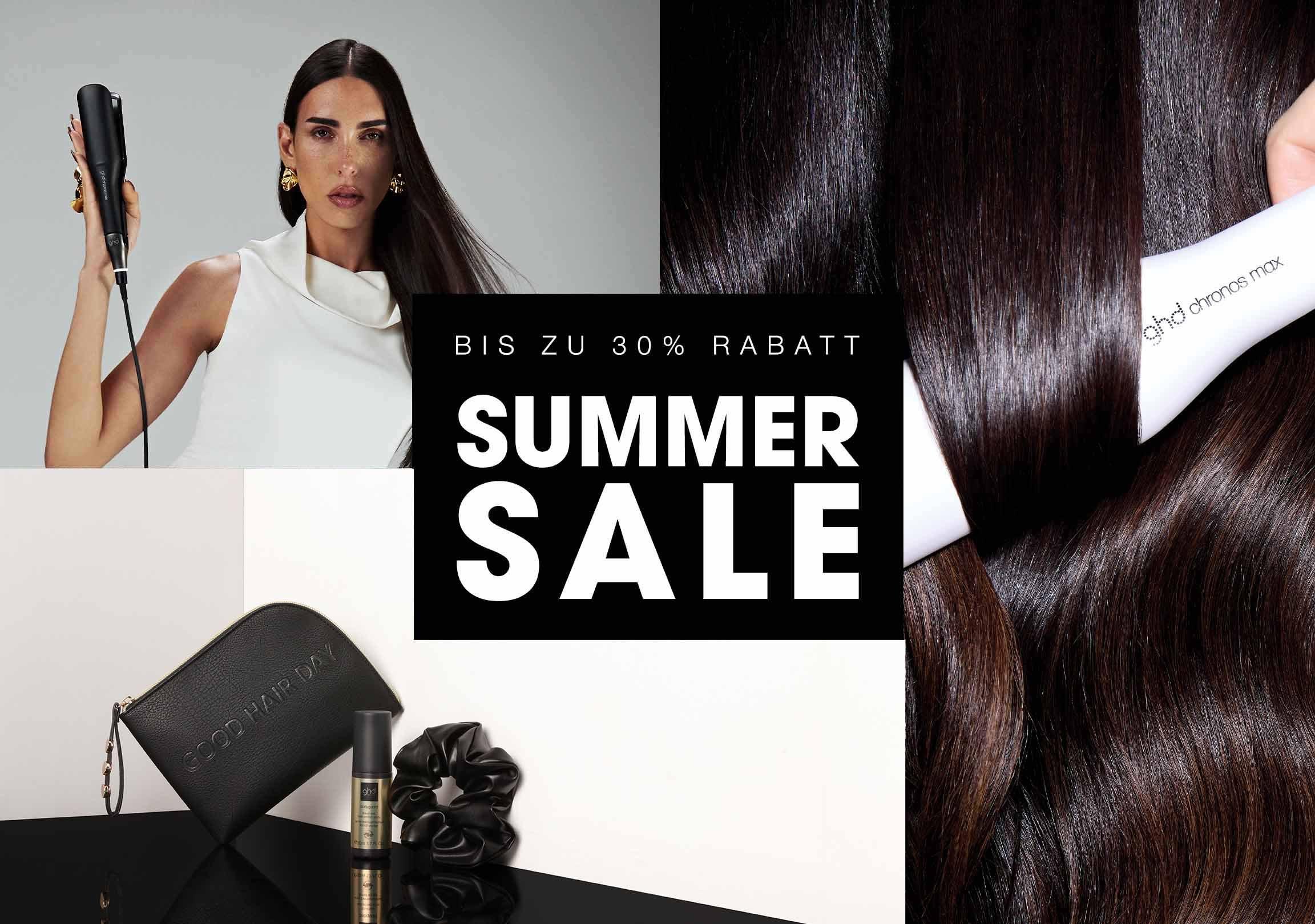 Spare bis zu 30% im ghd Summer Sale und sichere Dir noch ein gratis Geschenk