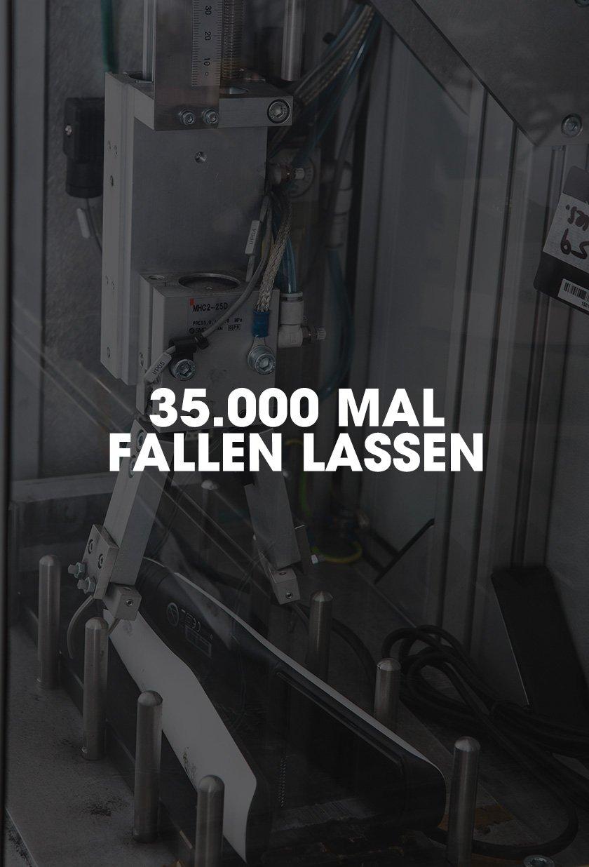 35.000 Fallen gelassen