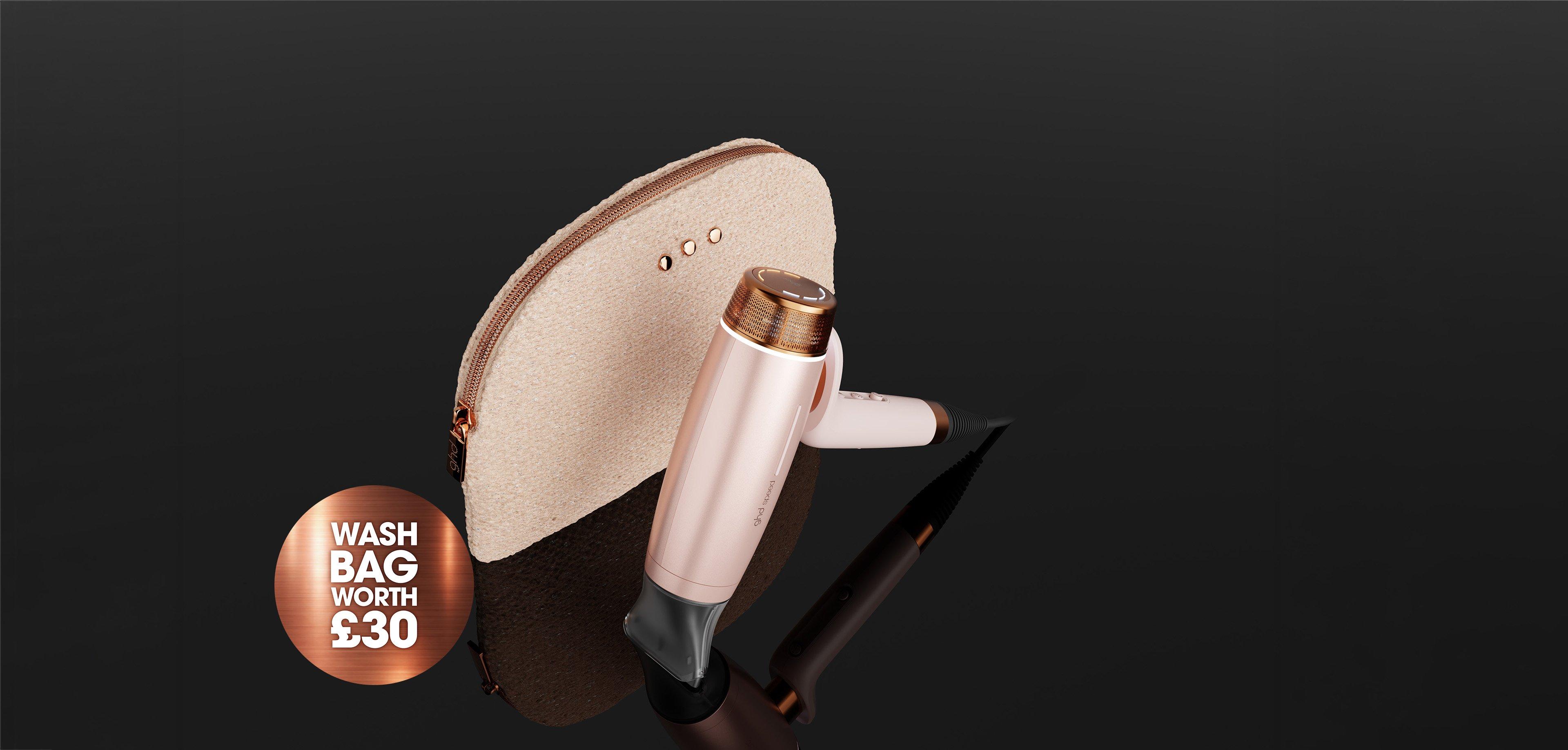 NEW GHD CHRONOS HAIR STRAIGHTENER FESTIVE GIFT SET IN CASHMERE BEIGE (TOTAL VALUE £431.50)
