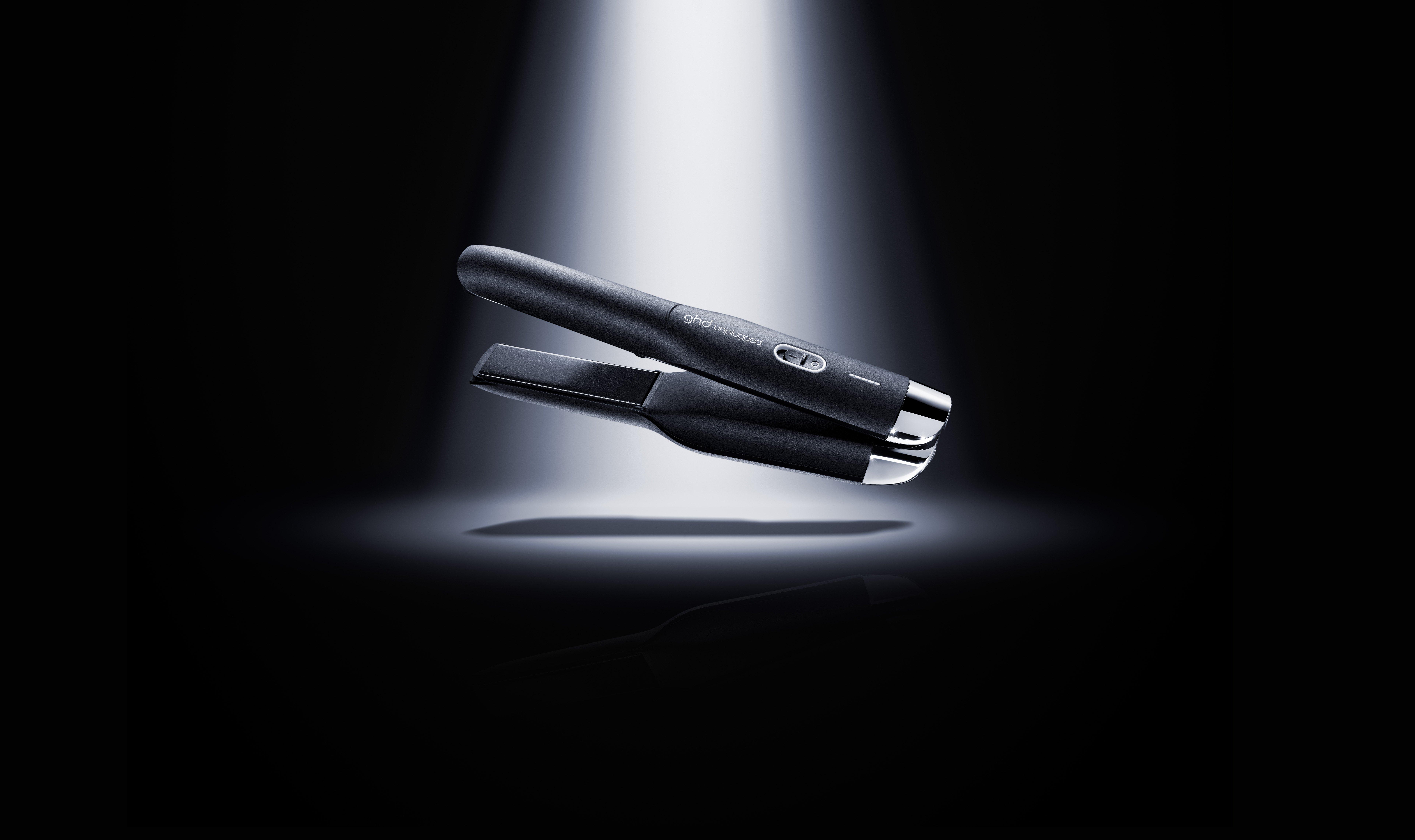 plancha de pelo sin cable de ghd