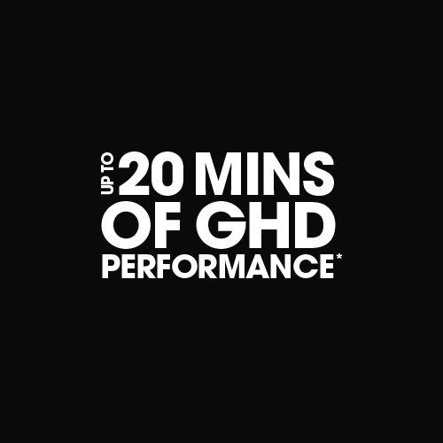 up to 20 min of ghd performance icon