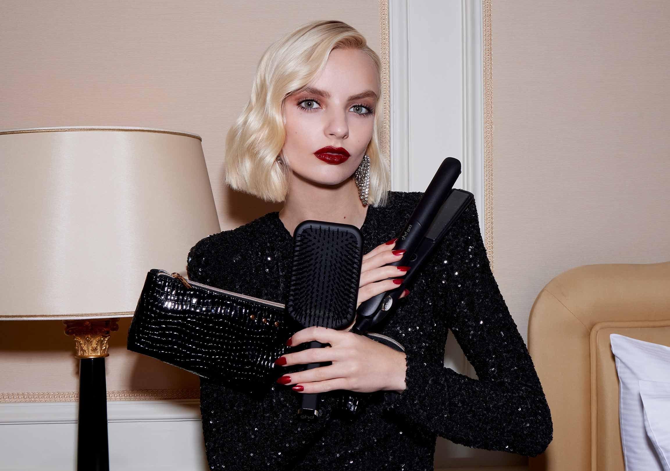 ghd gold Geschenkset mit passenden Accessoires