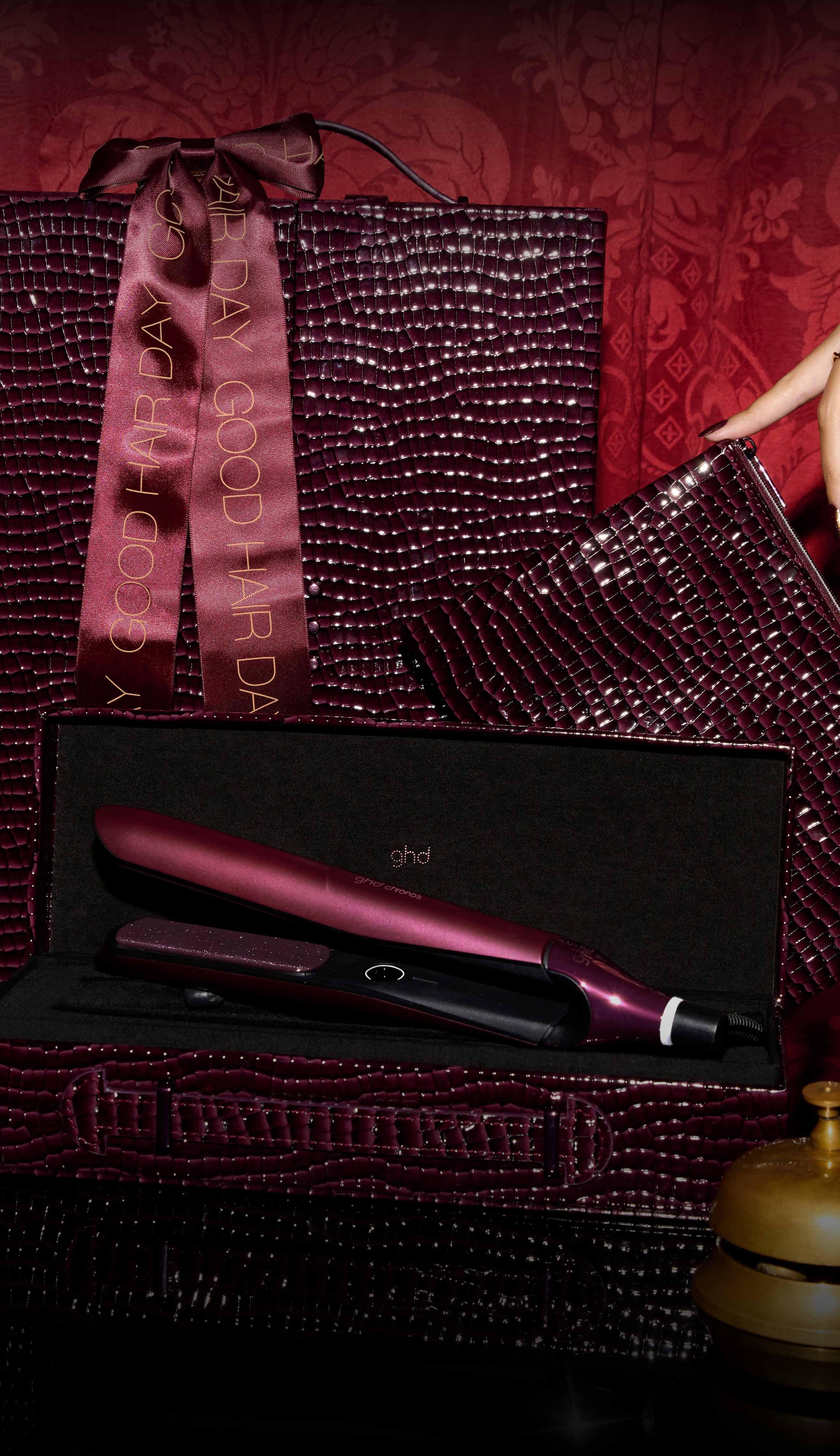 ghd chronos Glätteisen in Dunkelrot