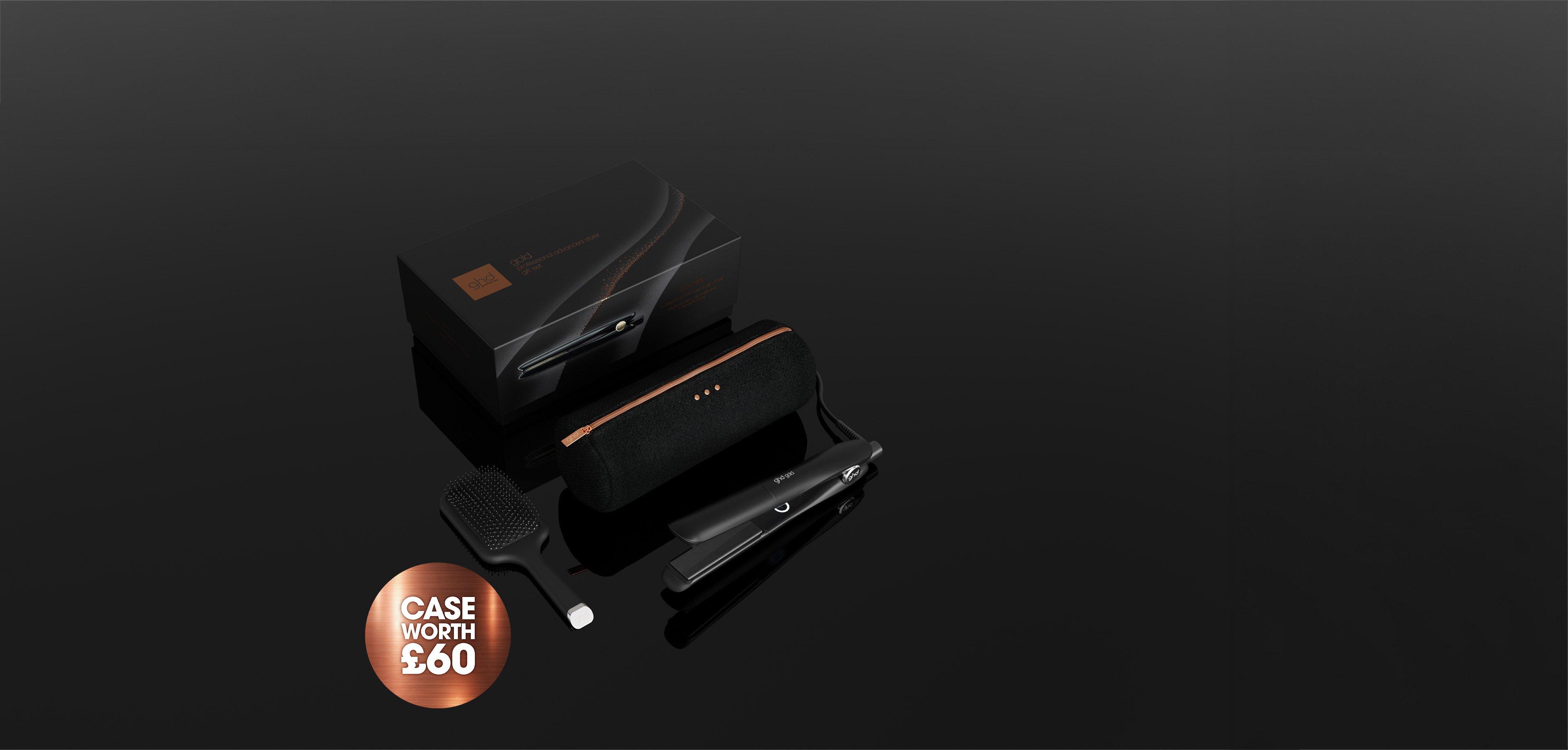 NEW GHD CHRONOS HAIR STRAIGHTENER FESTIVE GIFT SET IN CASHMERE BEIGE (TOTAL VALUE £431.50)