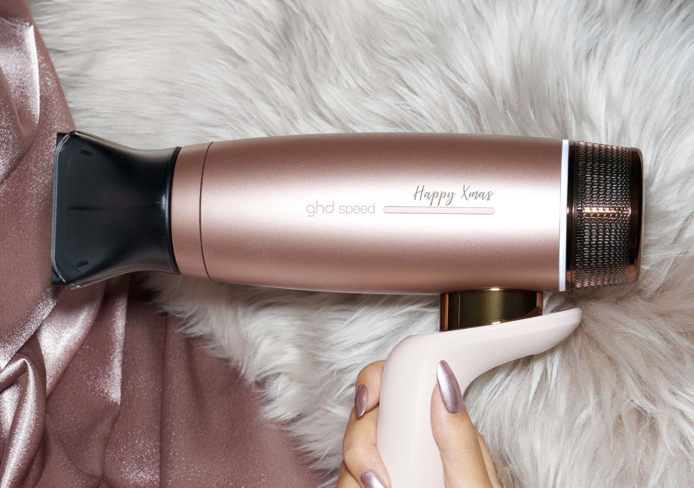 Personalisierter ghd speed Haartrockner in Cashmere Beige