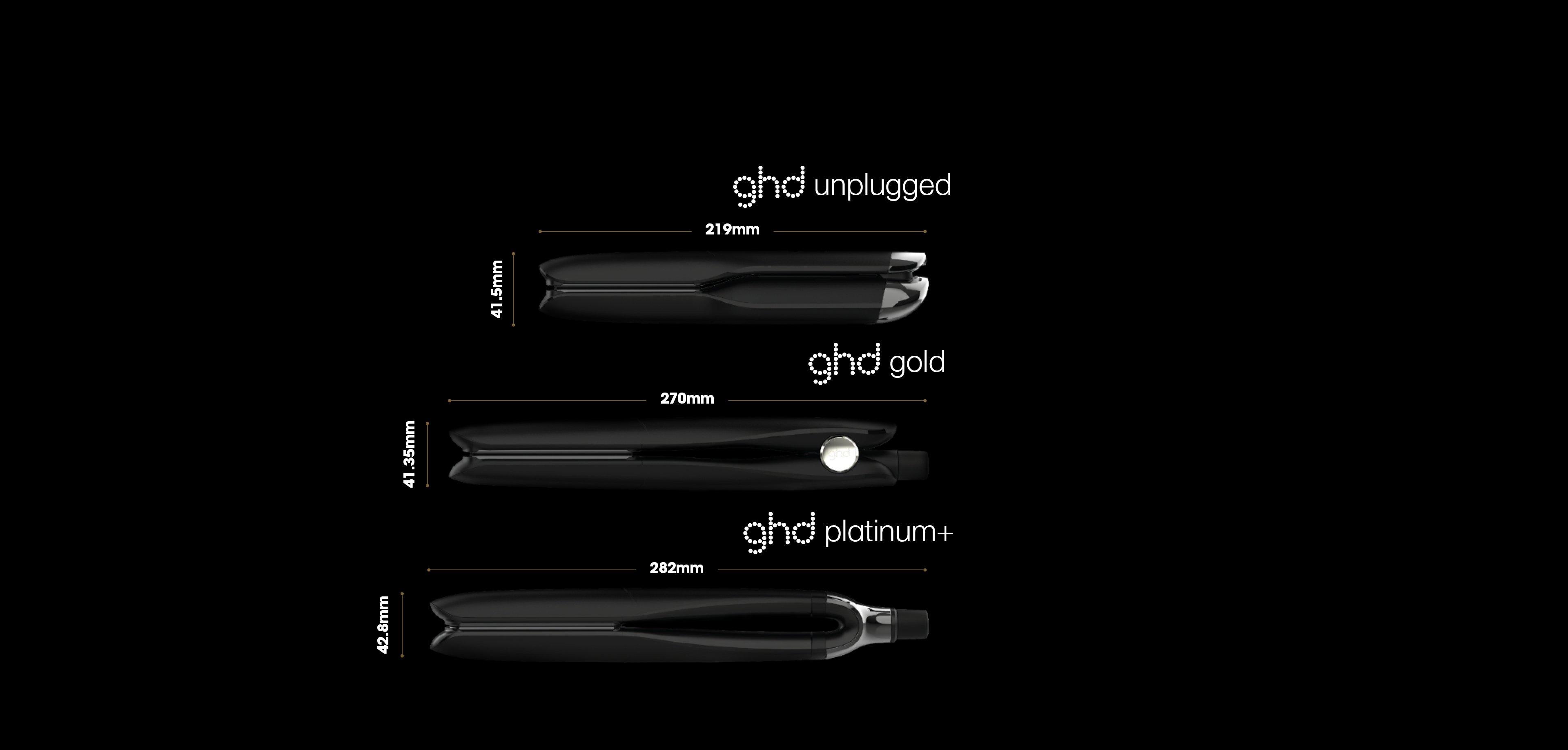 GHD UNPLUGGED® CORDLESS HAIR STRAIGHTENER (22MM PLATE) BLACK